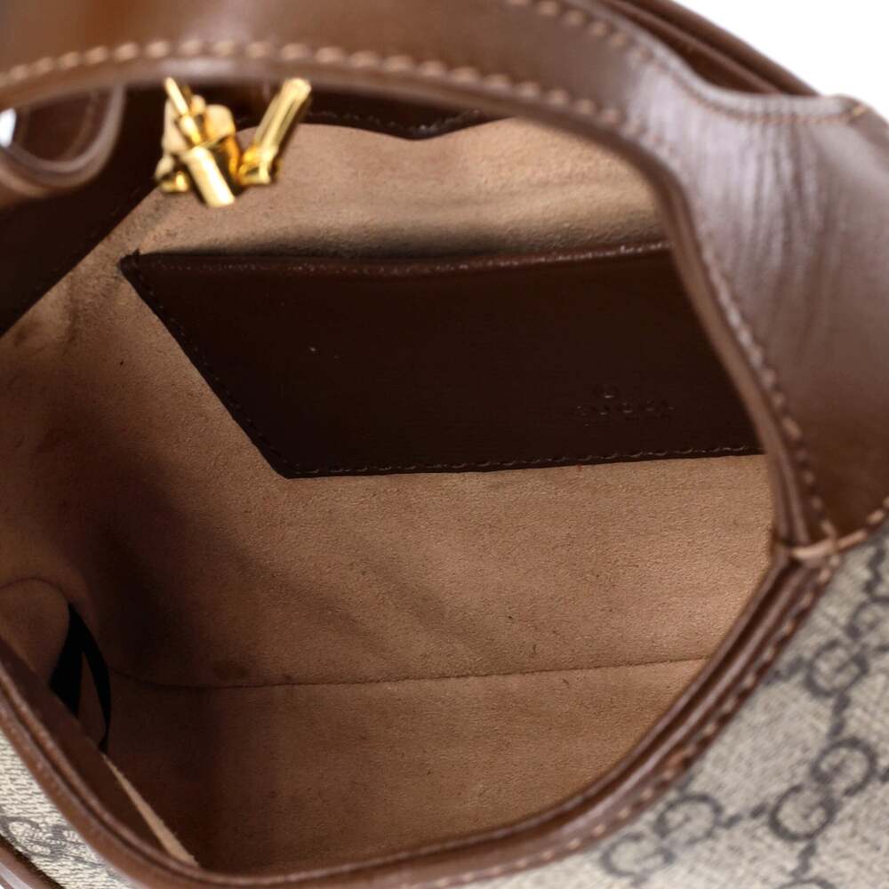 Gucci Jackie Hobo Gg Coated Canvas Mini #229680G20B - Picture 5 of 7